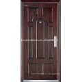 Puerta acorazada de acero (JKD-227) para diseño de puerta acorazada y puerta de Exterior madera acero